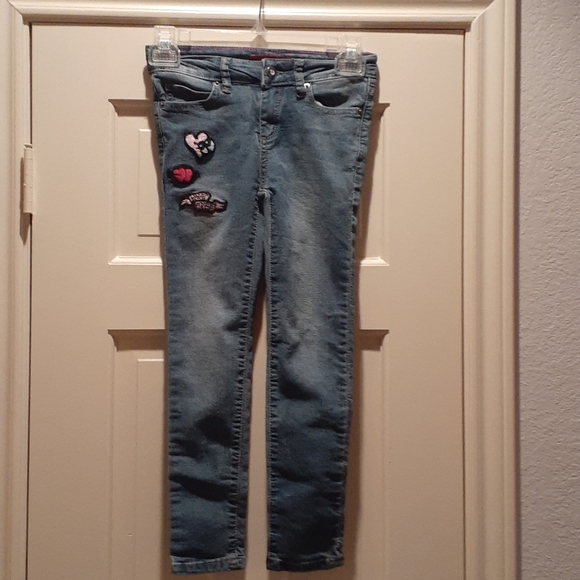 Betsey Johnson Other - Betsey Johnson Young Girl's Patchwork Blue Jeans.